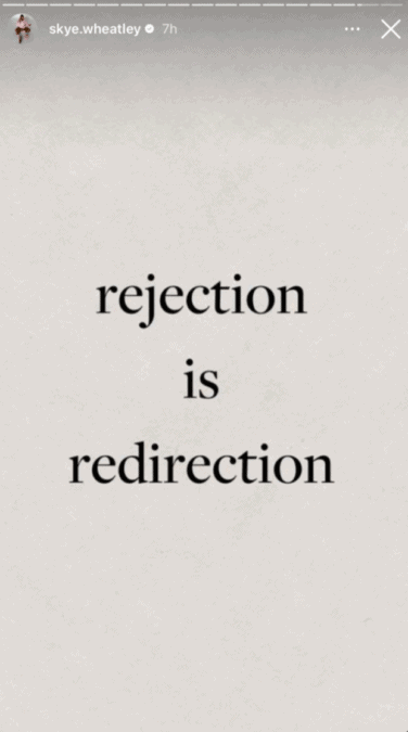 skye wheatley rejection post